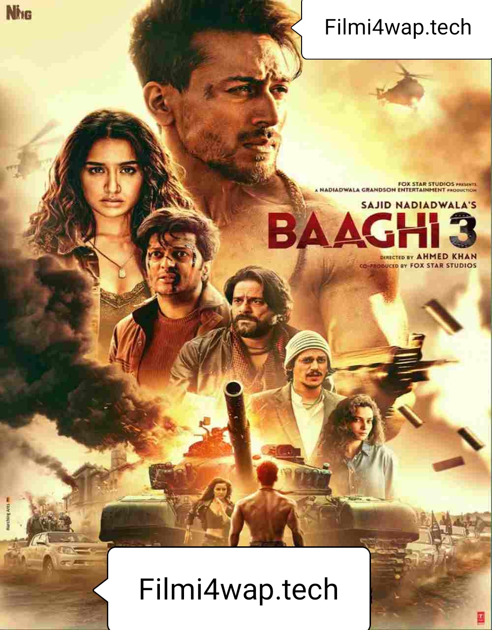 Baaghi 3 (2020) Bollywood Full Movie HD