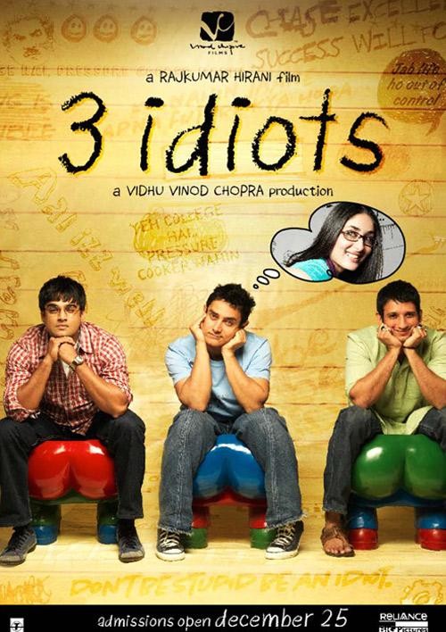 3 Idiots 2009 Hindi Movie 500MB BluRay Download